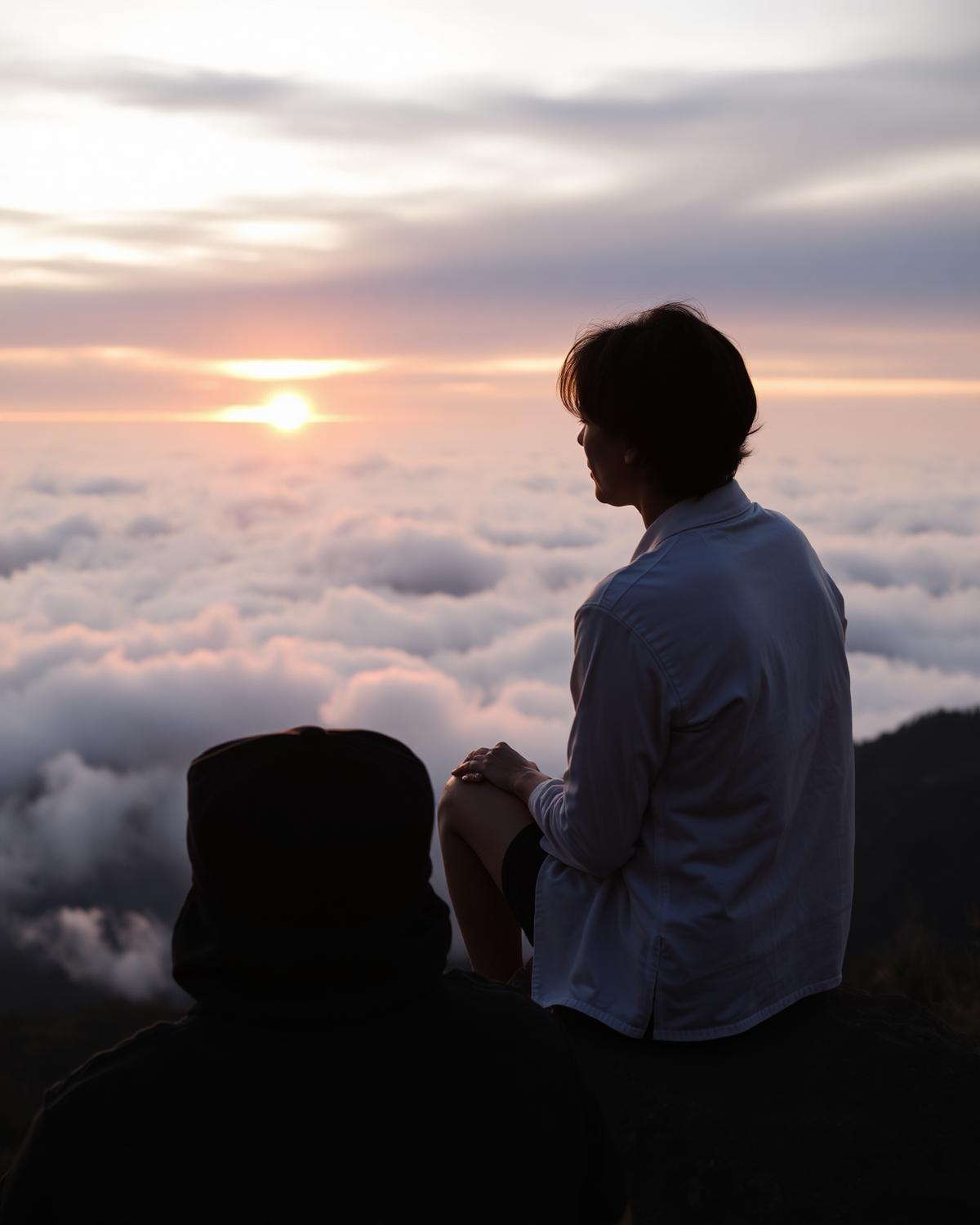 Conversation au-dessus des nuages