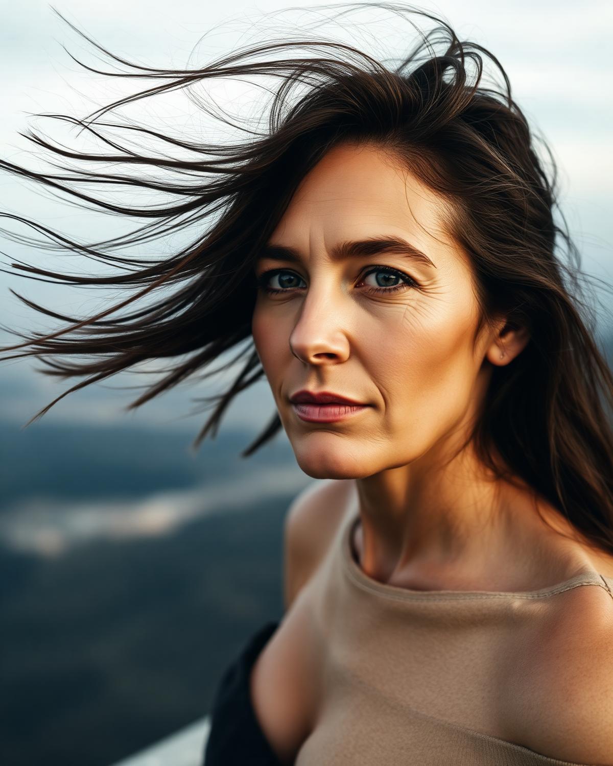 Portrait en altitude